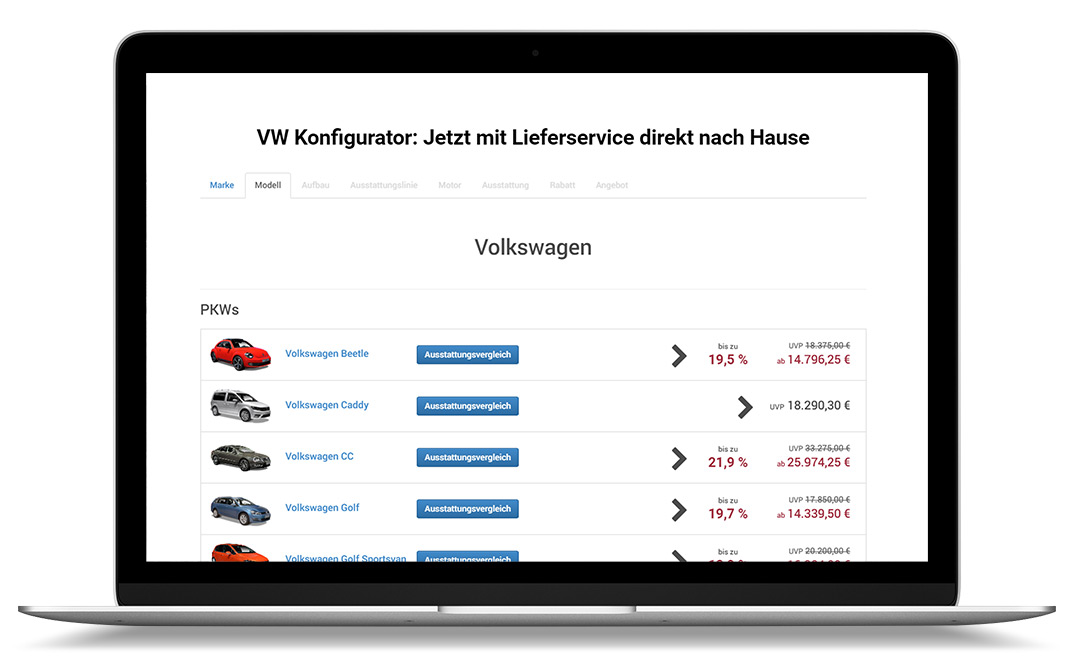 VW Konfigurator